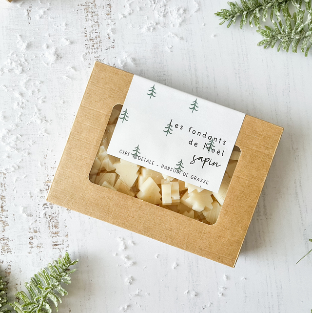 Coffret fondant parfumé - Collection de Noël - Sapin