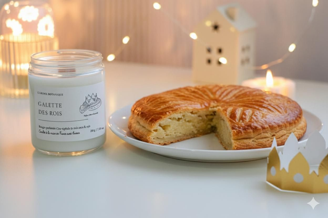 Bougie parfumée Galette des Rois