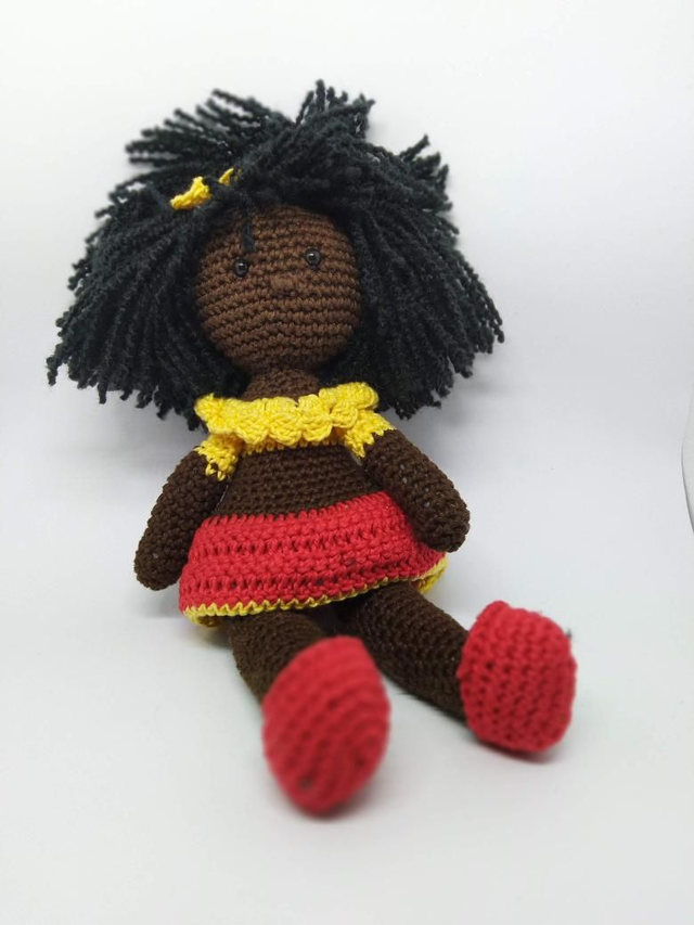 Boneca Amigurumi Nega Fulô
