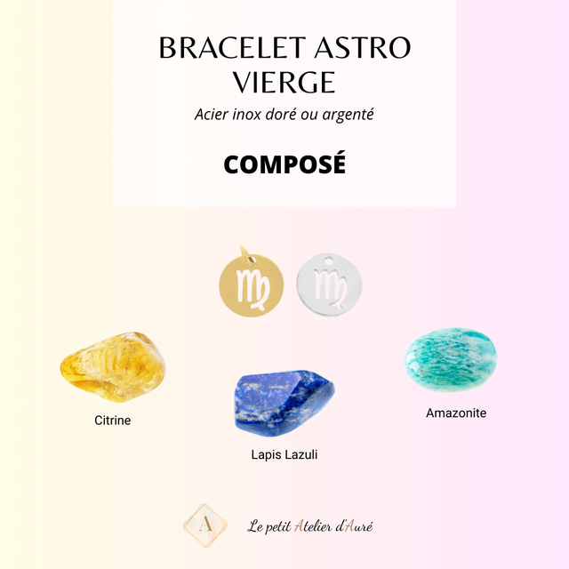 Vierge - Bracelet Astro Composé