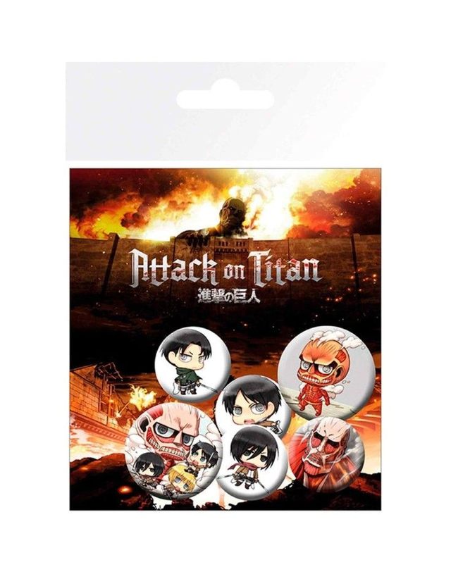 Attack on Titan: Badge Pack (Chibi Characters)