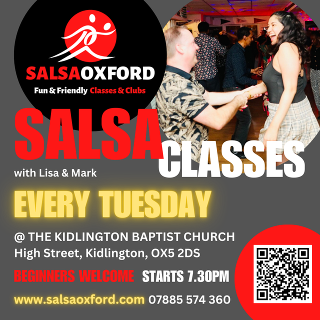 3rd February Tuesday Salsa Classes in Kidlington