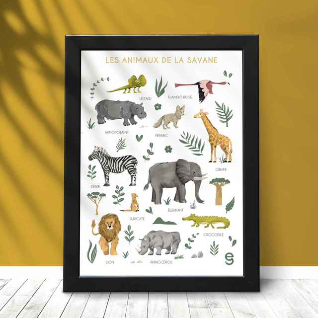Affiche Savane