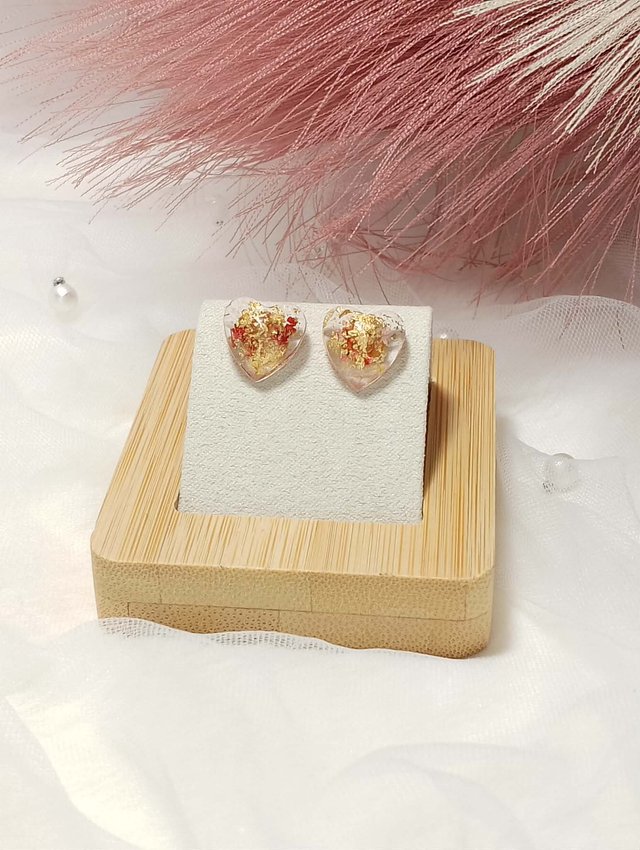 Boucles d'Oreilles Clous Collection "Amour Toujours"