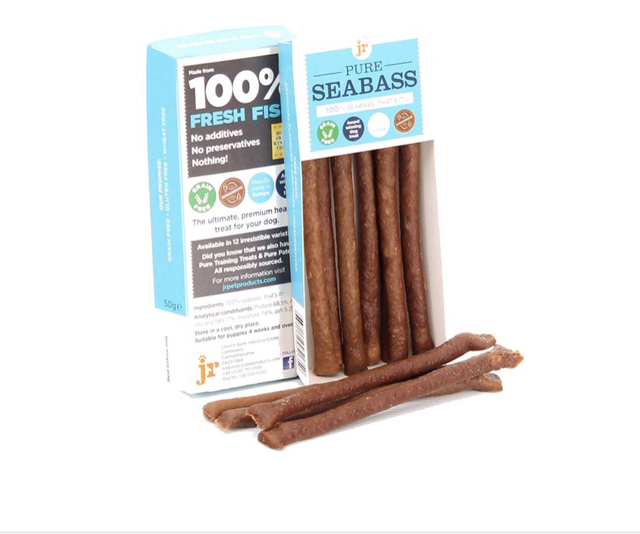 Pure Seabass Sticks 50g