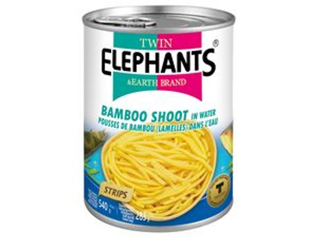 Twin Elephants Bamboo Strips 540g