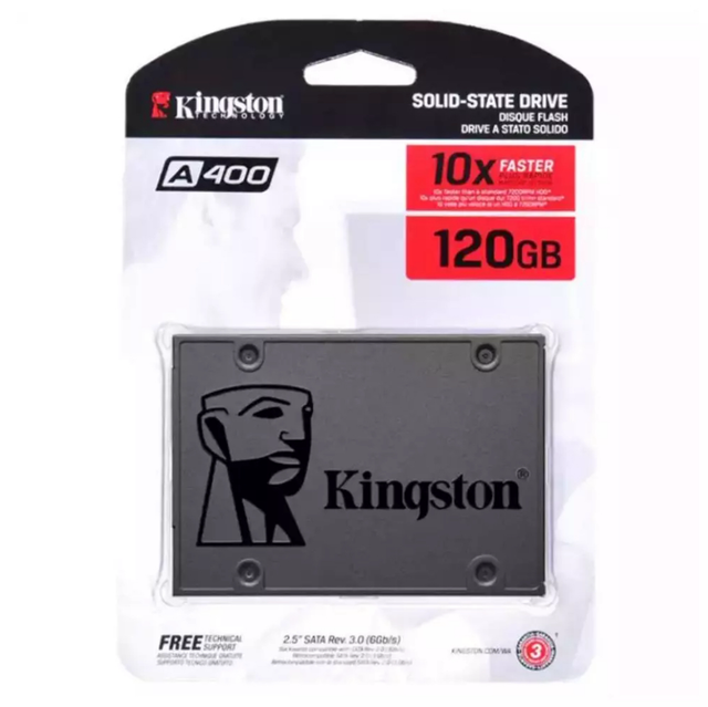 Kingston A400 SSD Sata De Estado Sólido De 2,5 Polegadas