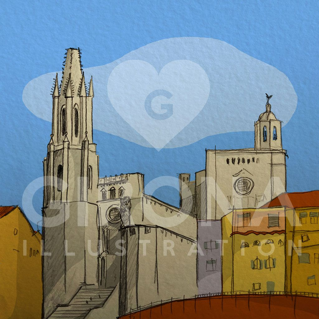 166 - Catedral y Sant Félix - Girona