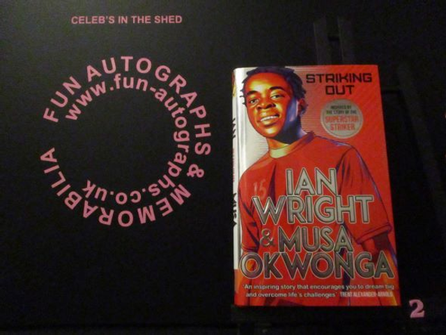 Ian Wright 'Striking Out' Authentic Autographed Hardback Book (2)