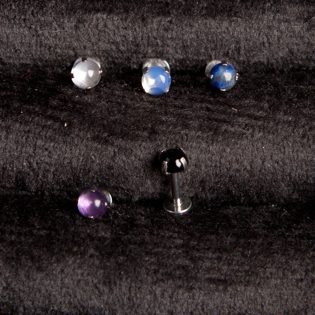 Piercing labret (5 modèles)