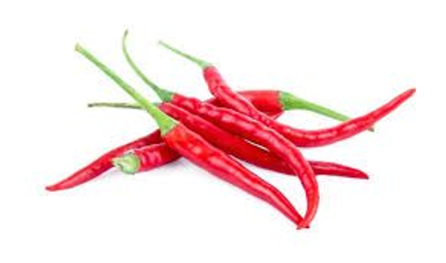 Thai red chillis