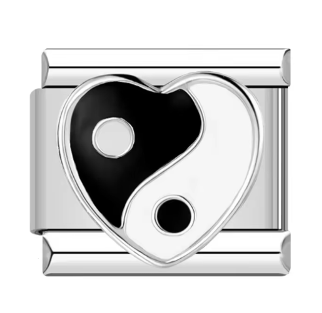 Charm Corazón Yin yang