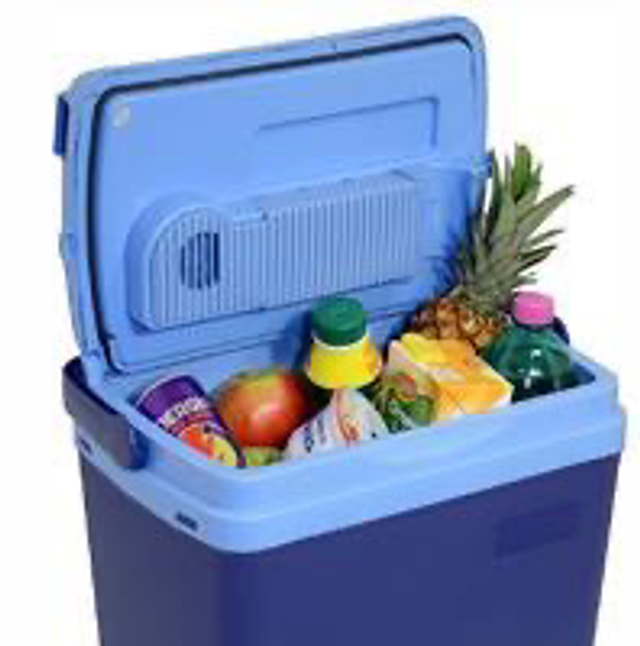 Chladící box 25litrů BLUE 230/12V displej s teplotou 07121