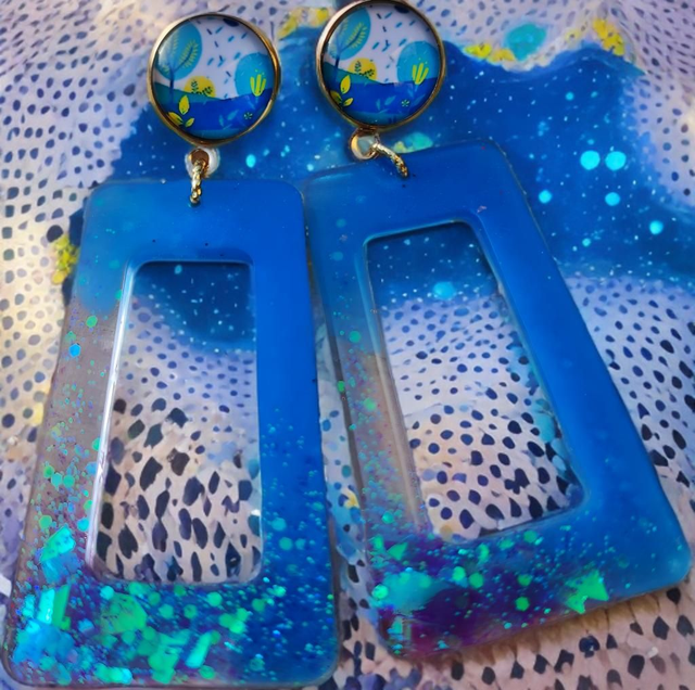 Boucles d&#039;oreilles &#039;Majestic Garden&#039;