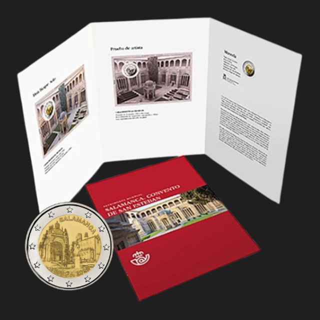 ESPAÑA 2025 CARPETA  - PATRIMONIO MUNDIAL: SALAMANCA. CONVENTO DE SAN ESTEBAN
