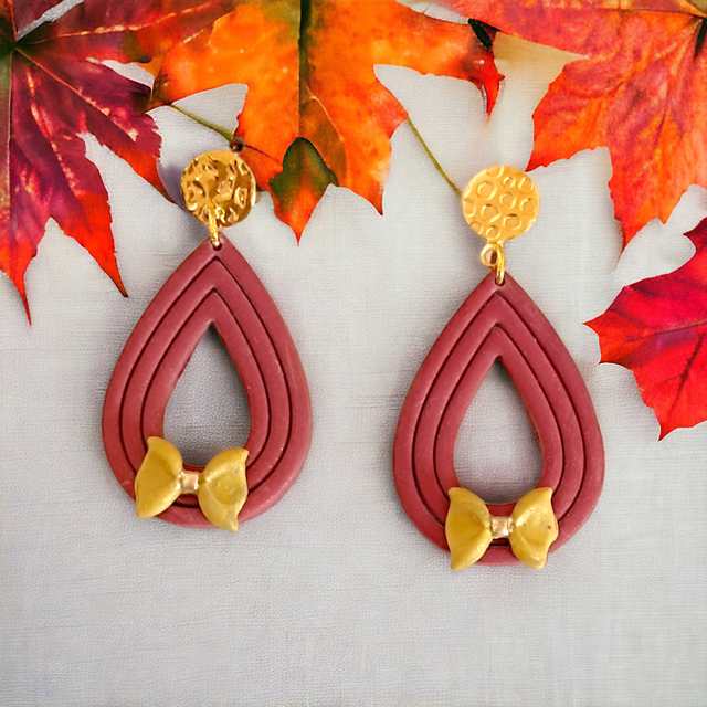 Boucles d&#039;oreilles en argile polymère 