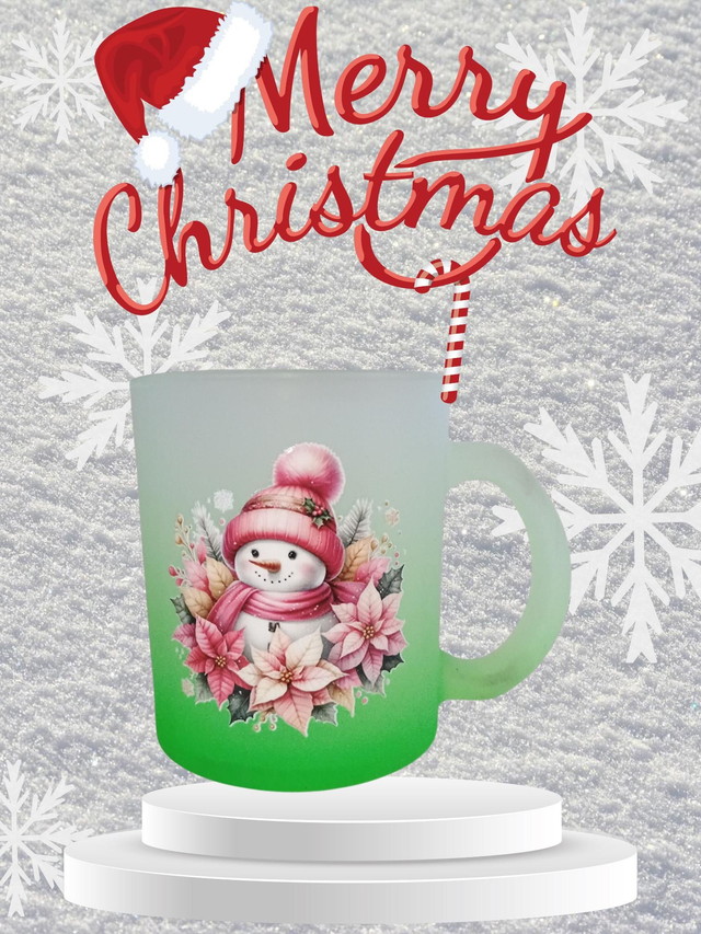 Mug noël fleurie
