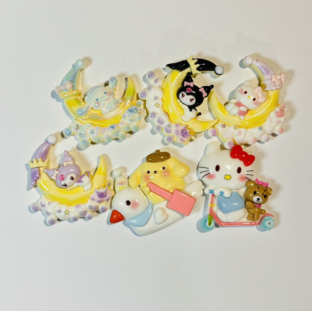 Super cute large character flatbacks 6 choices