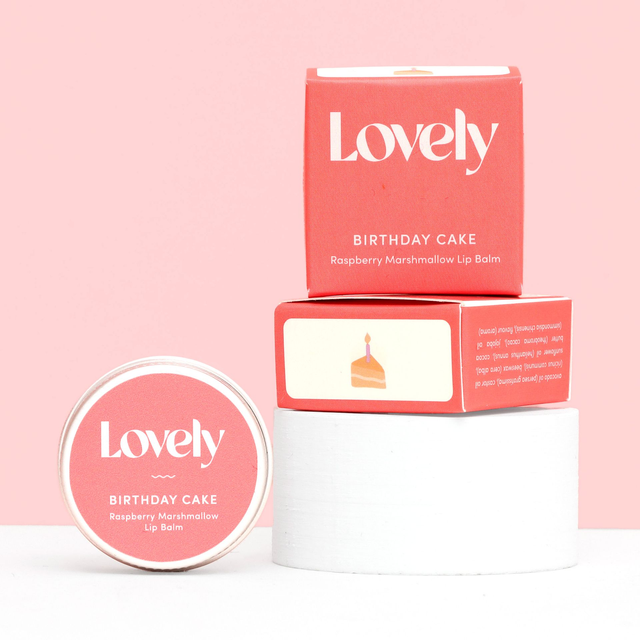 Birthday Cake – Raspberry Marshmallow Lip Balm