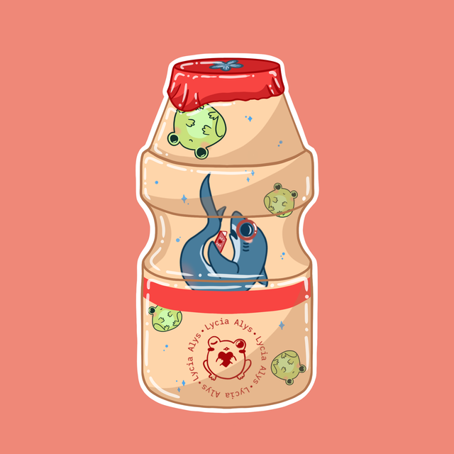Yakult - sticker