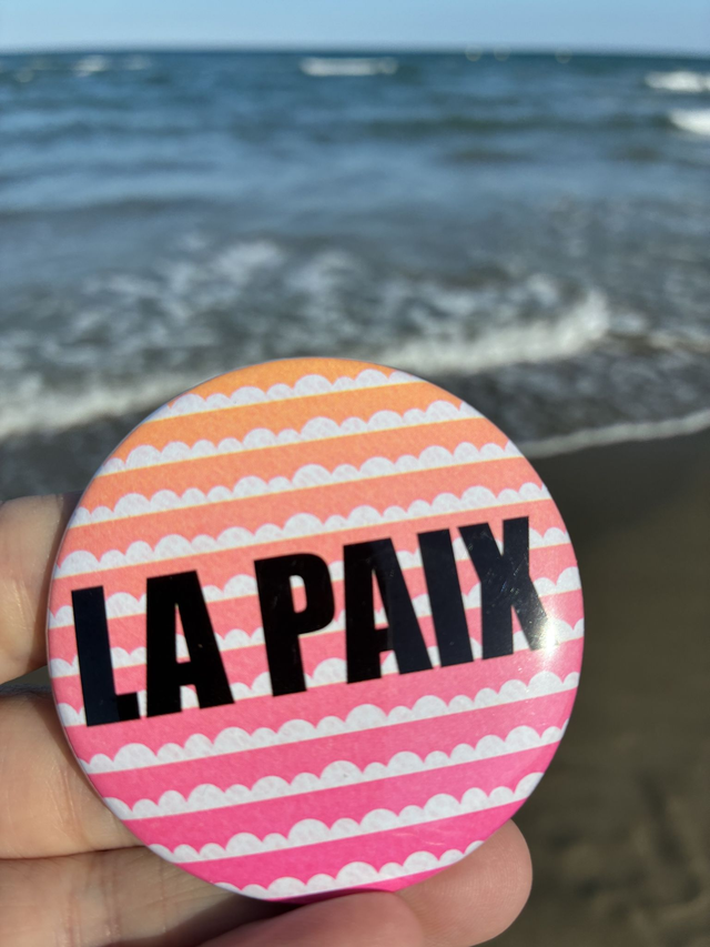 Badge La paix