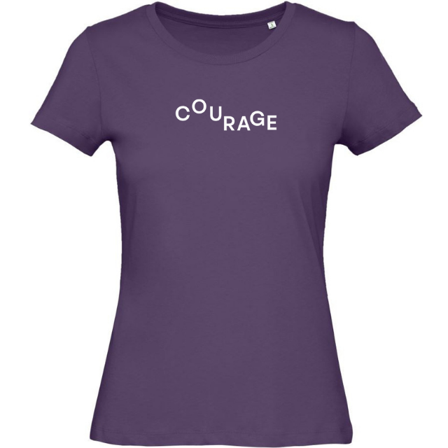 Damen T-Shirt kurzarm "COURAGE"