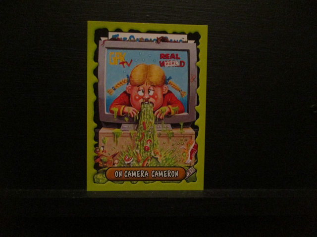On Camera Cameron - (Topps) The Garbage Gang Original Trading Card #32