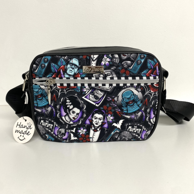 Monster Tattoo Crossbody Bag 
