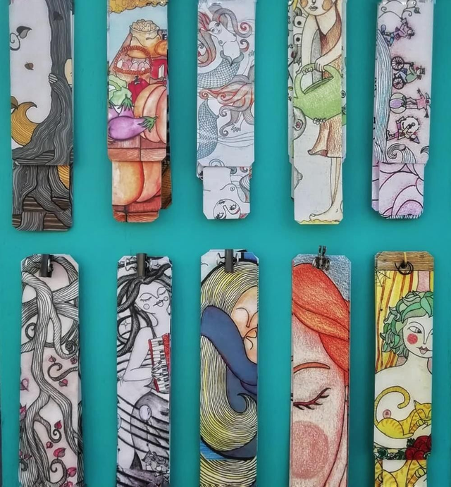 MARCAPÁGINAS doble cara