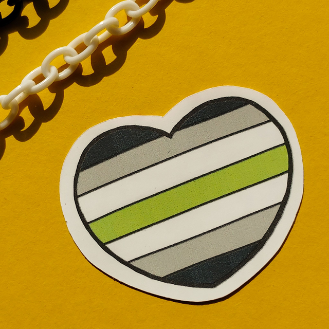 Agender - Heart - [SKR-AG-H]