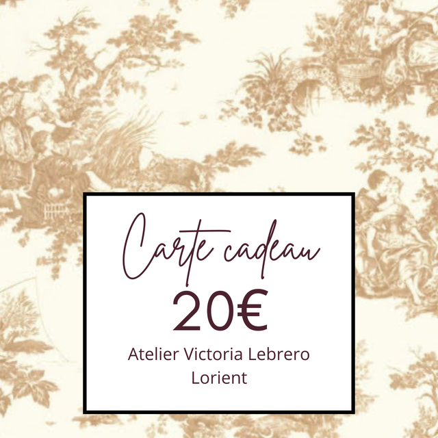 Carte cadeau d'une valeur de