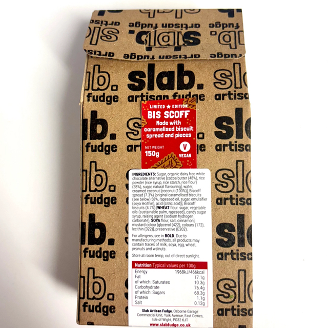 Artisan Handmade Fudge - Vegan Bis Scoff Gift Carton