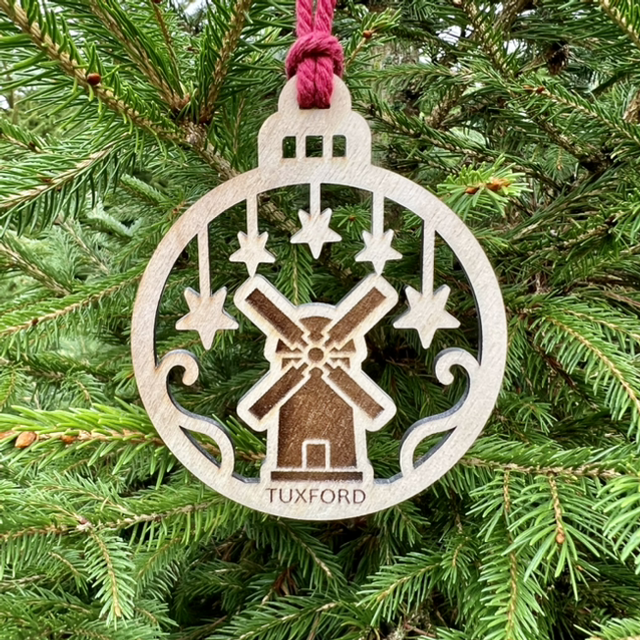 Tuxford Windmill - Laser Cut Christmas Decoration