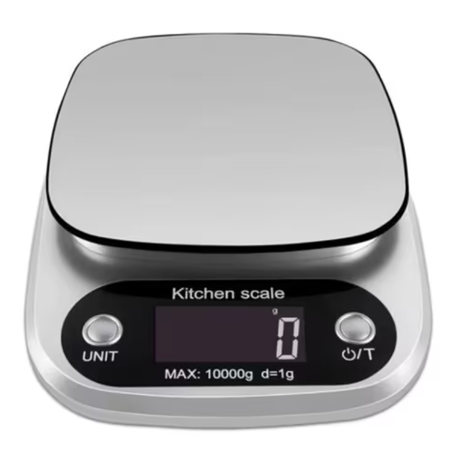 Keuken weegschaal digitaal met hoge precisie (1 gram - 10kg)