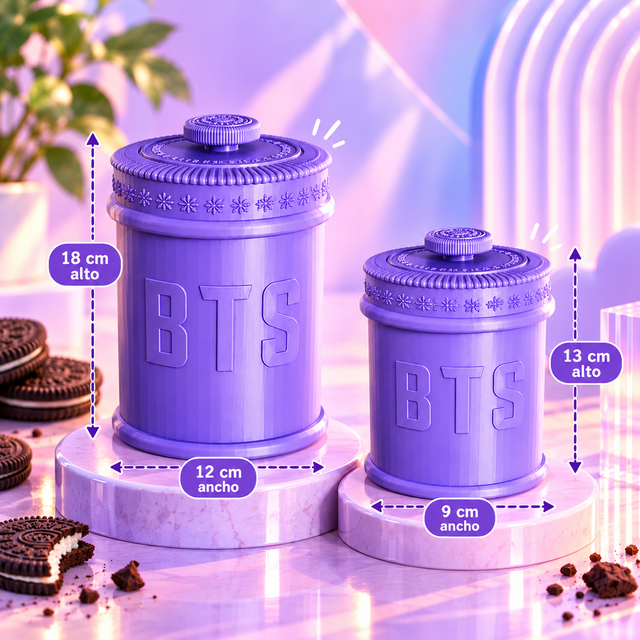 Bote de Galletas BTS x Oreo
