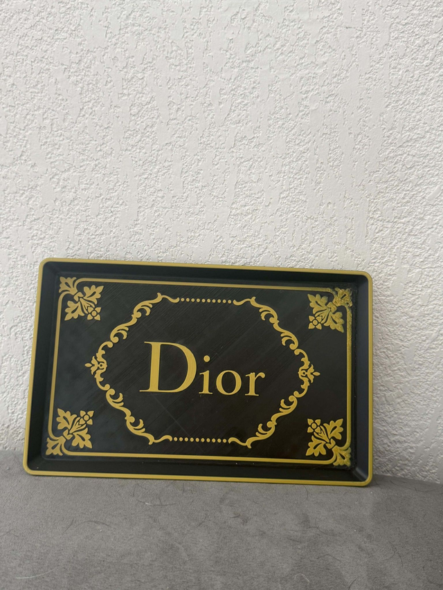 Plateau décoratif rectangulaire luxe