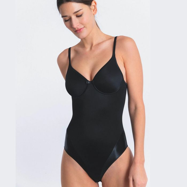 Maison Lejaby Bodysuit Nuage in schwarz