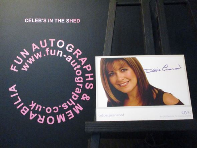 Debbie Greenwood Original Pre-Print QVC Cast Card