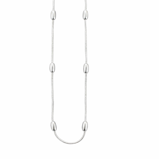 Cadena acero plateado 