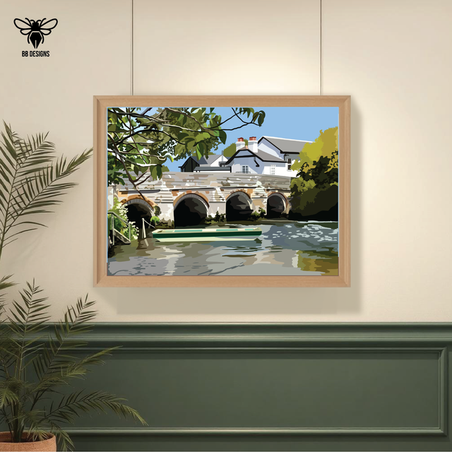 Art Print - Christchurch Bridge