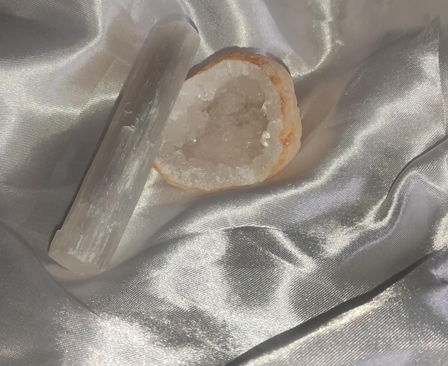 Clarté &amp; Purification Pack – Sélénite &amp; Cristal de Roche