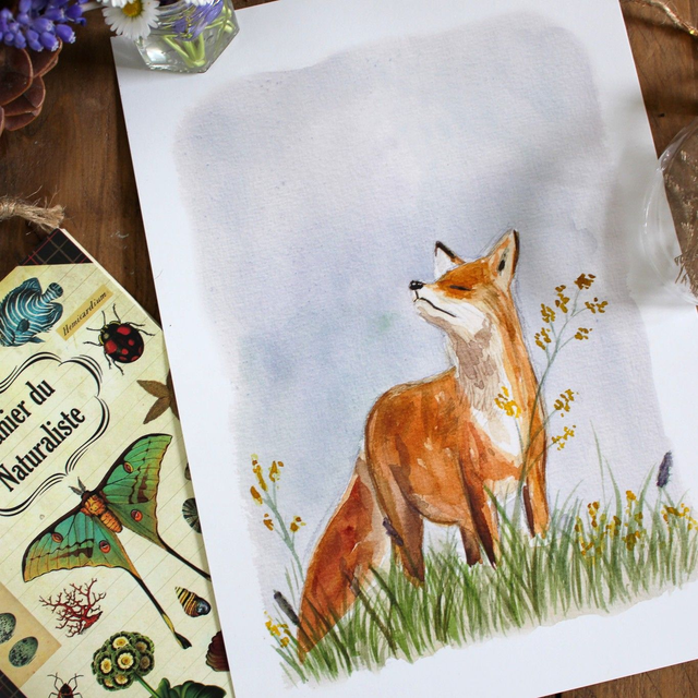 L&#039;air printanier - affiche