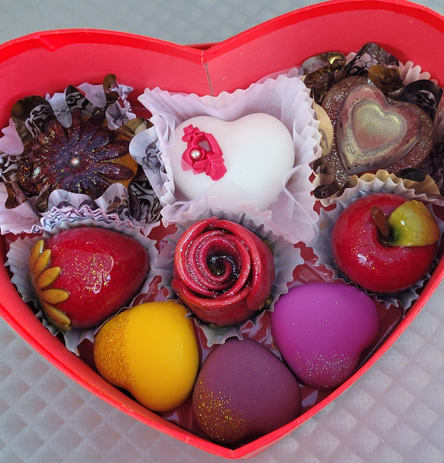 Coffret cadeau coeur de 9 pièces