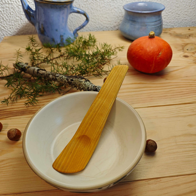 Cuillère en merisier style "canoë"-C129