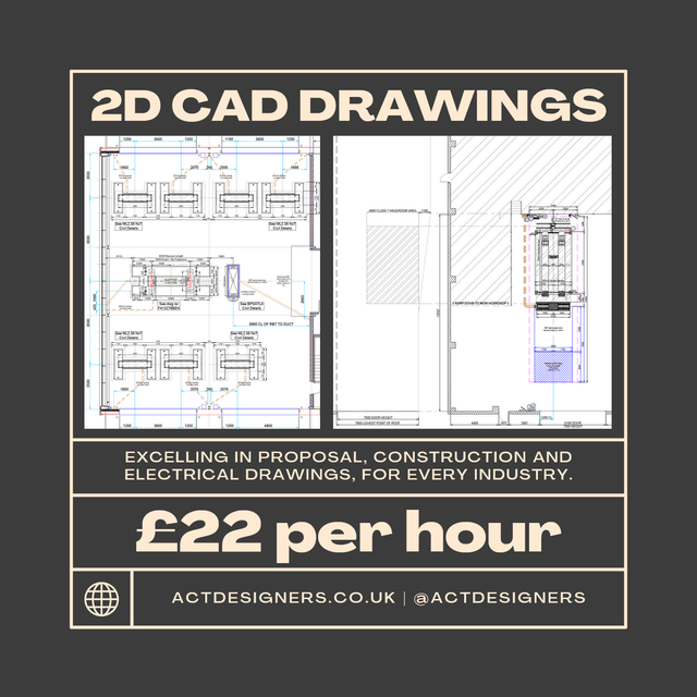 2D CAD Drawing (per hour)