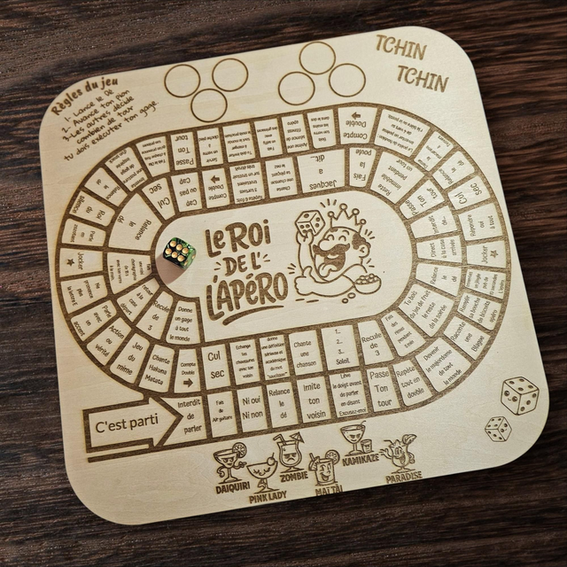 Jeu de société Le Roi de l'apéro 