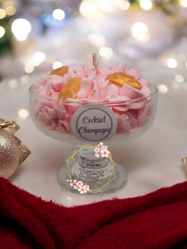 Bougie gourmande Cocktail Champagne