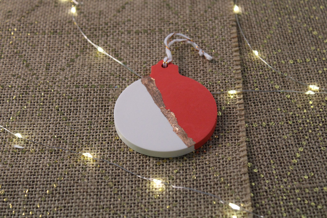 Les suspension boule bicolore