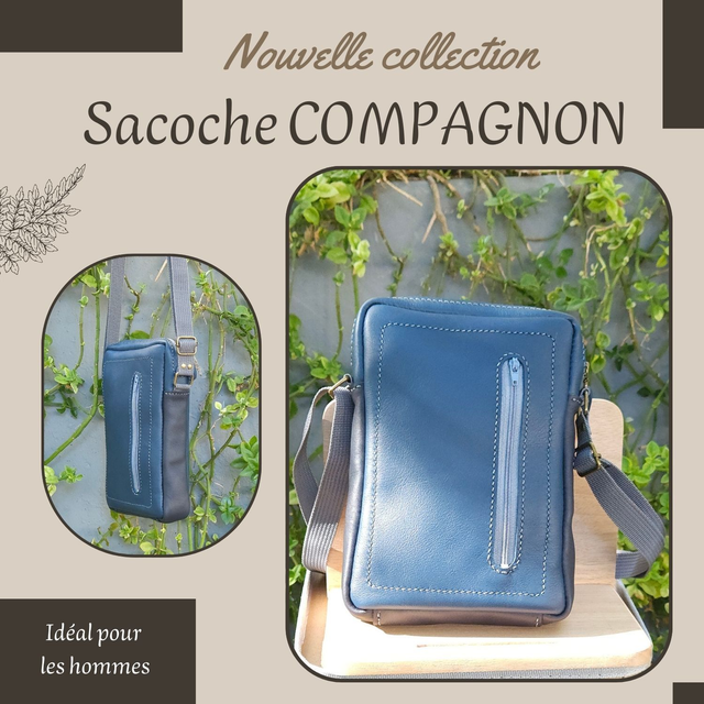 Sacoche Compagnon - Bleu