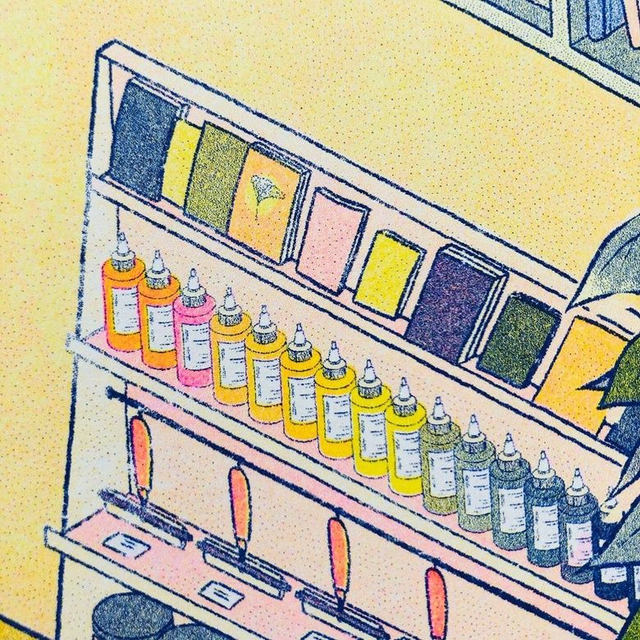 Artist In A Supply Store